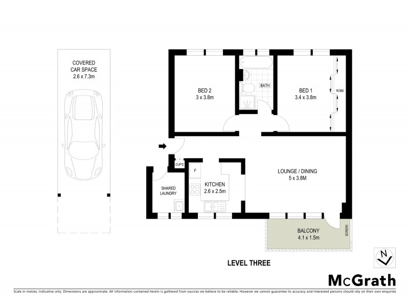 9/94 Mount Street, Coogee NSW 2034 Floorplan