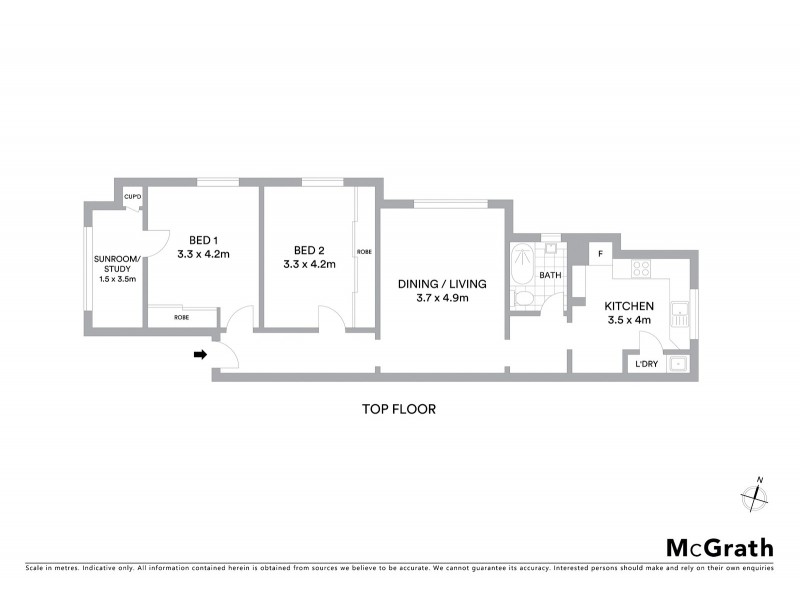 3/47 Avoca Street, Randwick NSW 2031 Floorplan