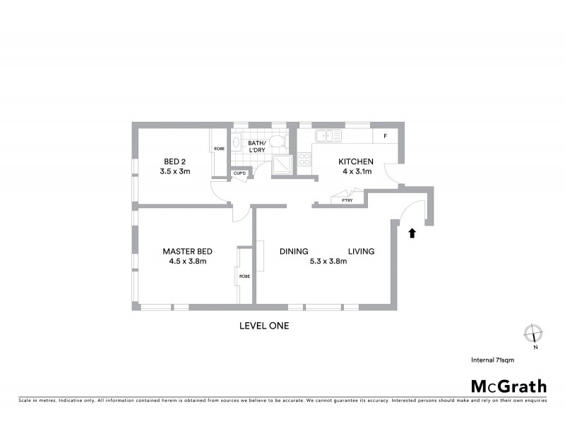 3/136 Brook Street, Coogee NSW 2034 Floorplan
