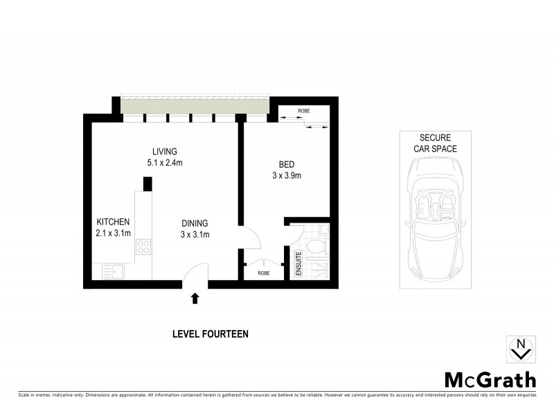 145/69 St Marks Road, Randwick NSW 2031 Floorplan