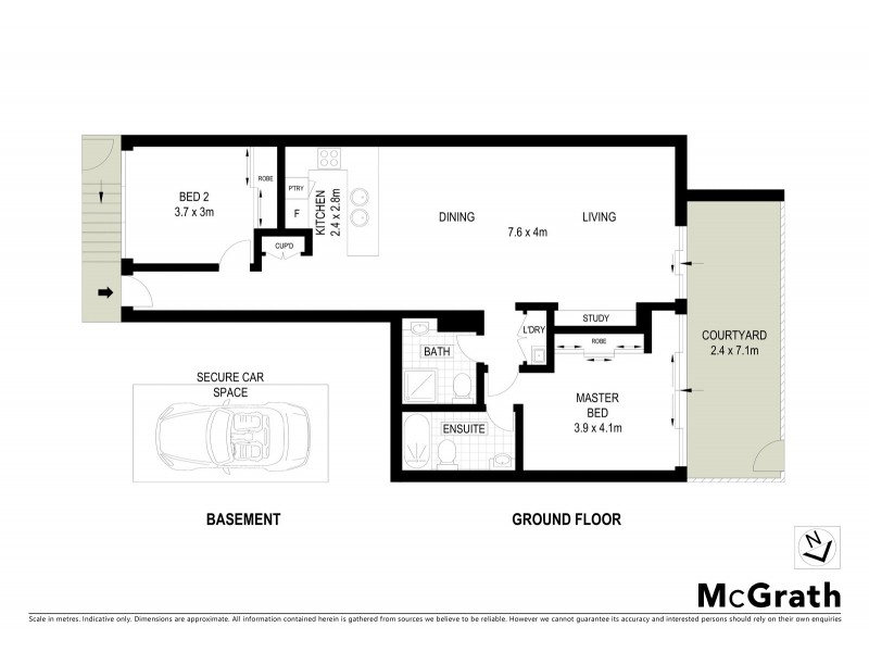 3/7 Victoria Park Parade, Zetland NSW 2017 Floorplan