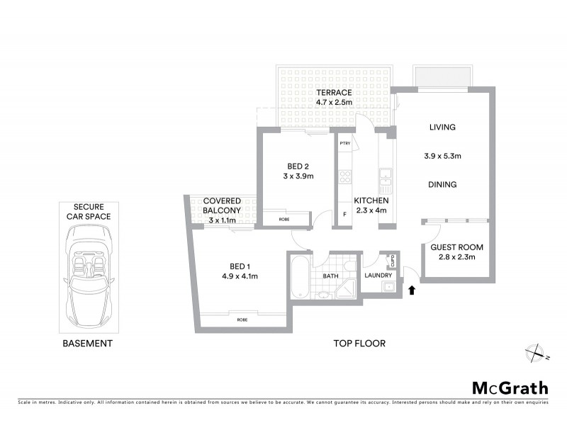 39/18 Morgan Street, Botany NSW 2019 Floorplan