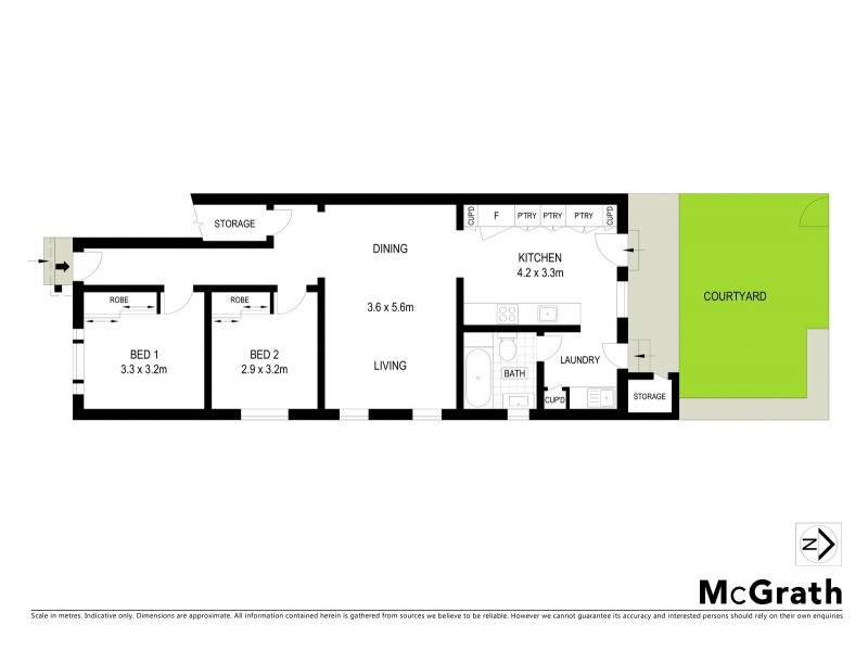 12/3 Goodwood Street, Kensington NSW 2033 Floorplan