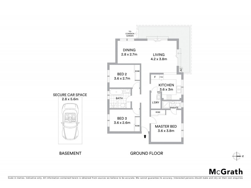 8/13 Ocean Street North, Bondi NSW 2026 Floorplan