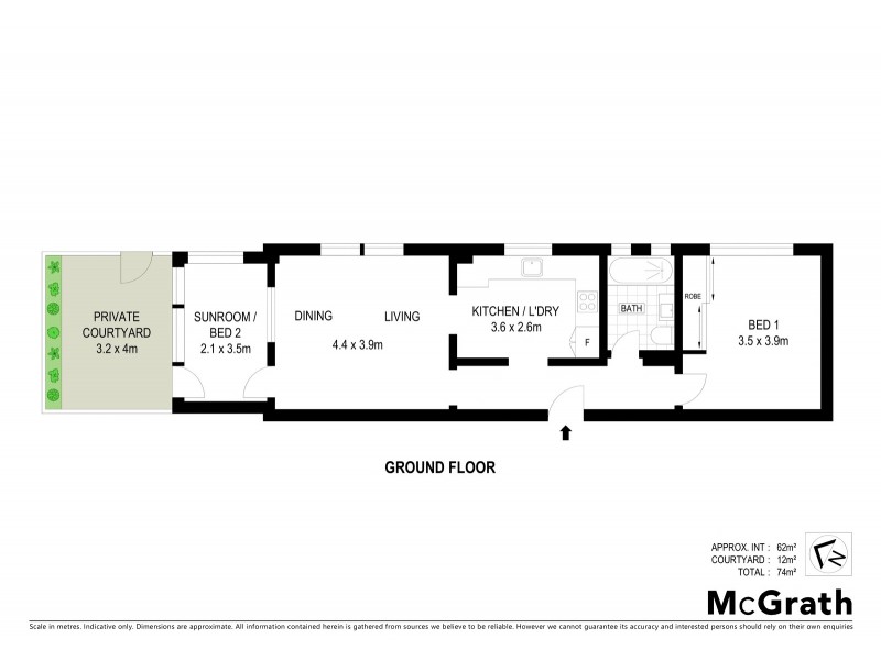 1/169 Victoria Road, Bellevue Hill NSW 2023 Floorplan