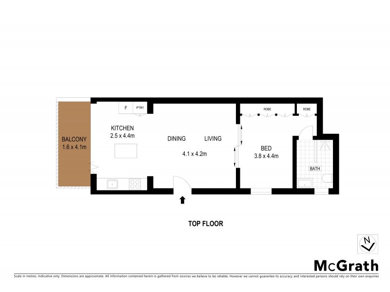 7/1 Thorpe Street, Clovelly NSW 2031 Floorplan