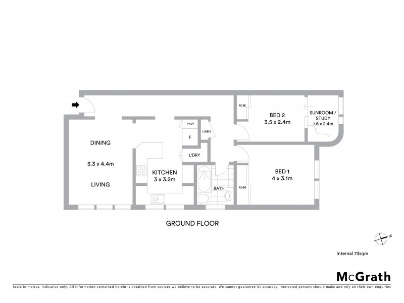 3/18 Bream Street, Coogee NSW 2034 Floorplan