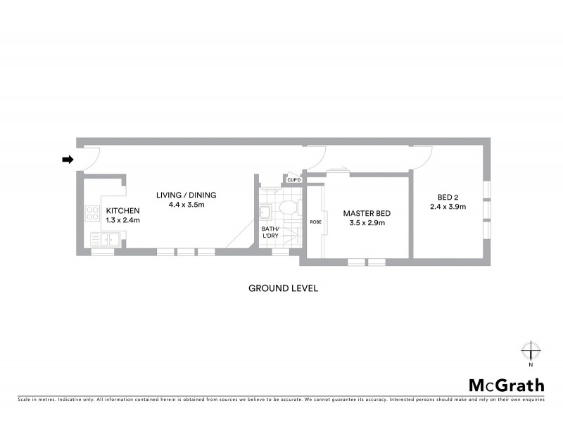 4/623 Anzac Parade, Maroubra NSW 2035 Floorplan