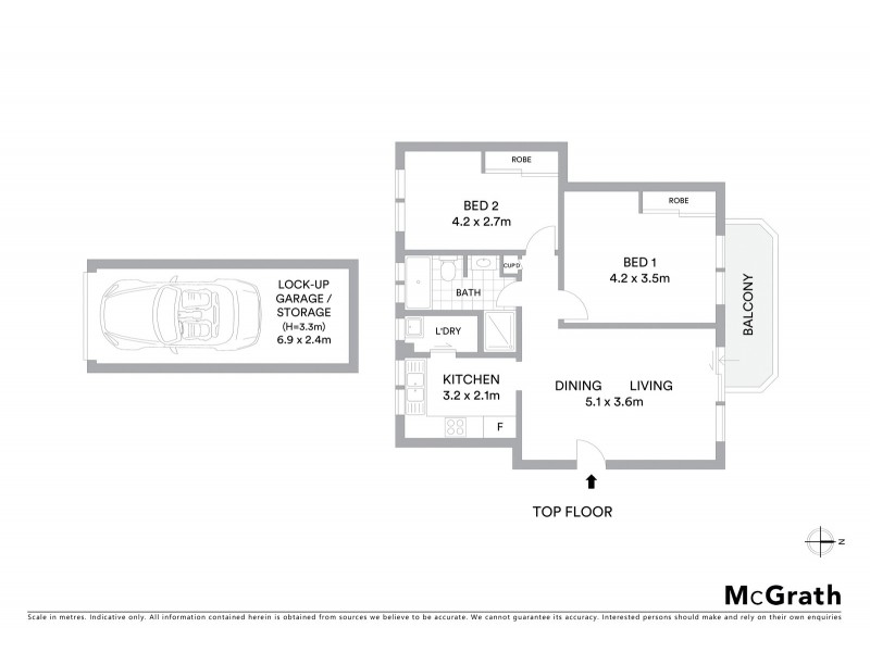 27/65 Avoca Street, Randwick NSW 2031 Floorplan