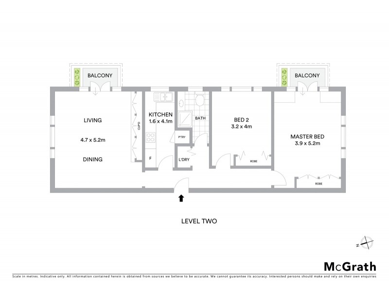 203/109 Darling Point Road, Darling Point NSW 2027 Floorplan
