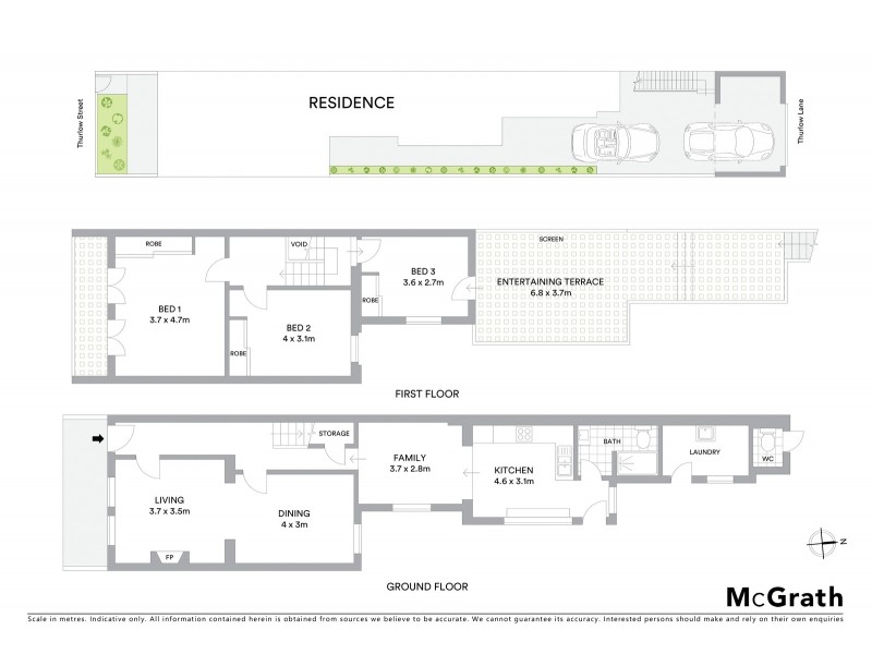 28 Thurlow Street, Redfern NSW 2016 Floorplan