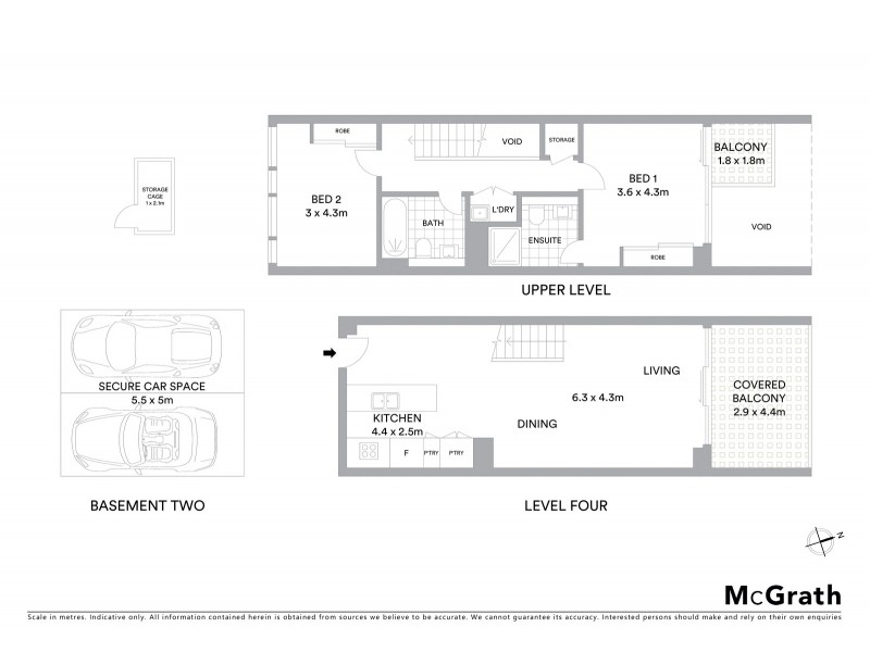 B123/629 Gardeners Road, Mascot NSW 2020 Floorplan