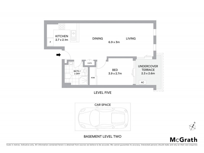 49/236 Pacific Highway, Crows Nest NSW 2065 Floorplan