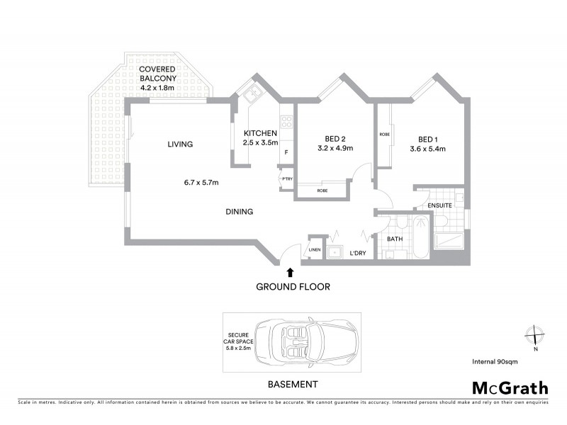 2/160 Beach Street, Coogee NSW 2034 Floorplan