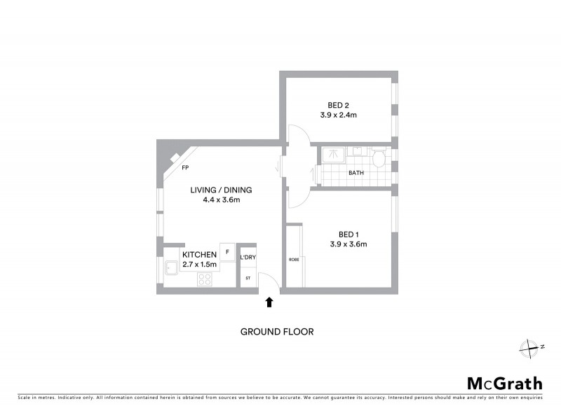 12/25 Prince Street, Randwick NSW 2031 Floorplan