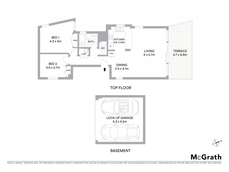 3/58 Beach Road, Bondi Beach NSW 2026 Floorplan