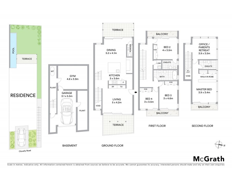 74 Clovelly Road, Randwick NSW 2031 Floorplan