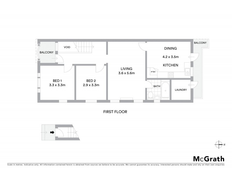 3/3 Goodwood Street, Kensington NSW 2033 Floorplan