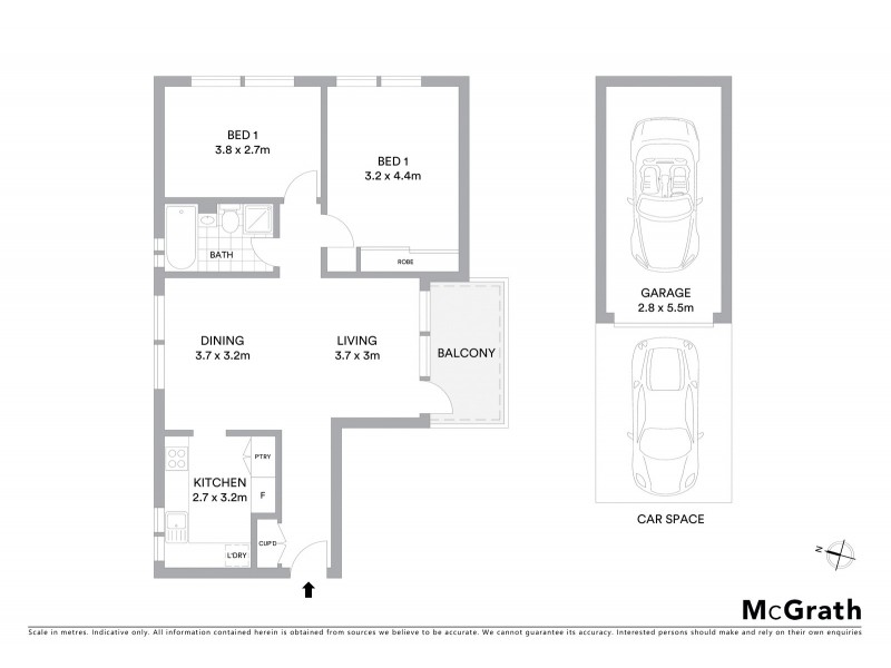 1/69 Albion Street, Waverley NSW 2024 Floorplan
