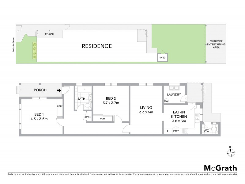 9 Malcolm Street, Mascot NSW 2020 Floorplan