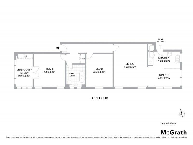 6/321 Arden Street, Coogee NSW 2034 Floorplan