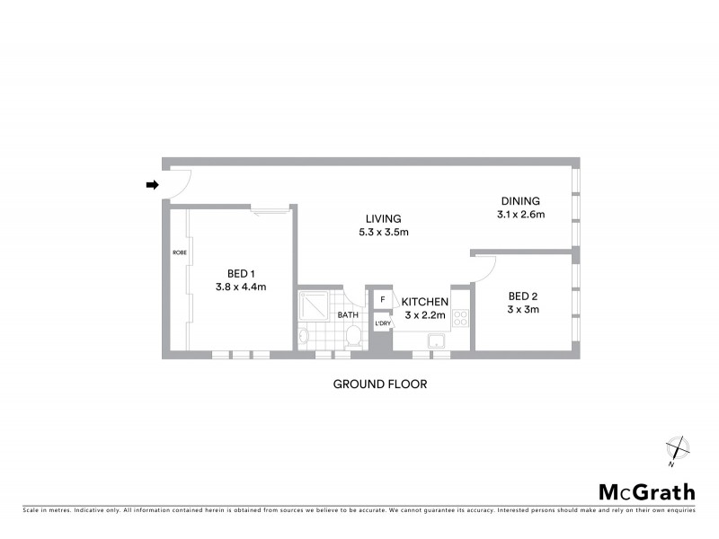 4/33 Balfour Road, Bellevue Hill NSW 2023 Floorplan