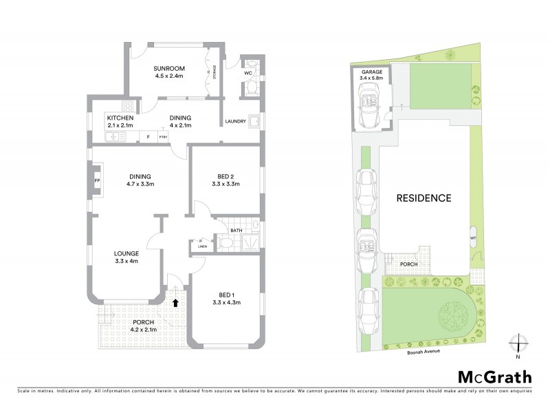 8 Boonah Avenue, Eastgardens NSW 2036 Floorplan