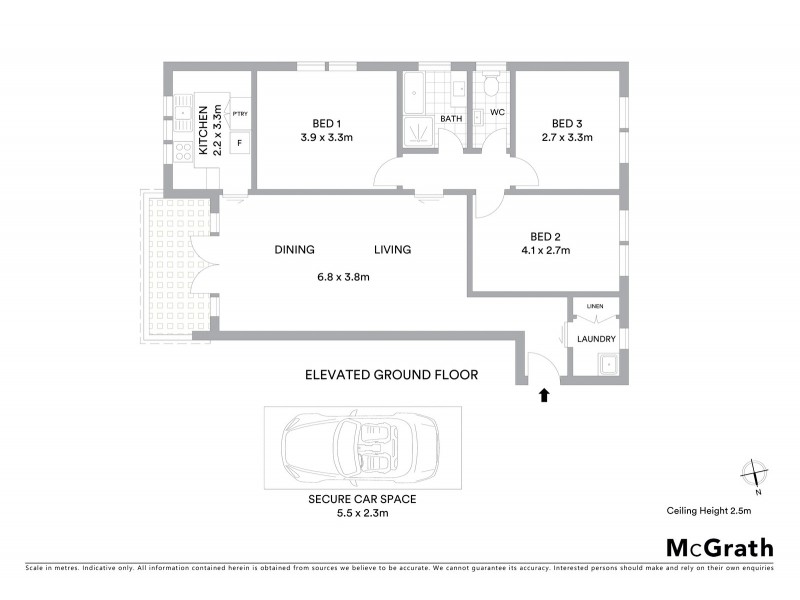 6/137 Brook Street, Coogee NSW 2034 Floorplan