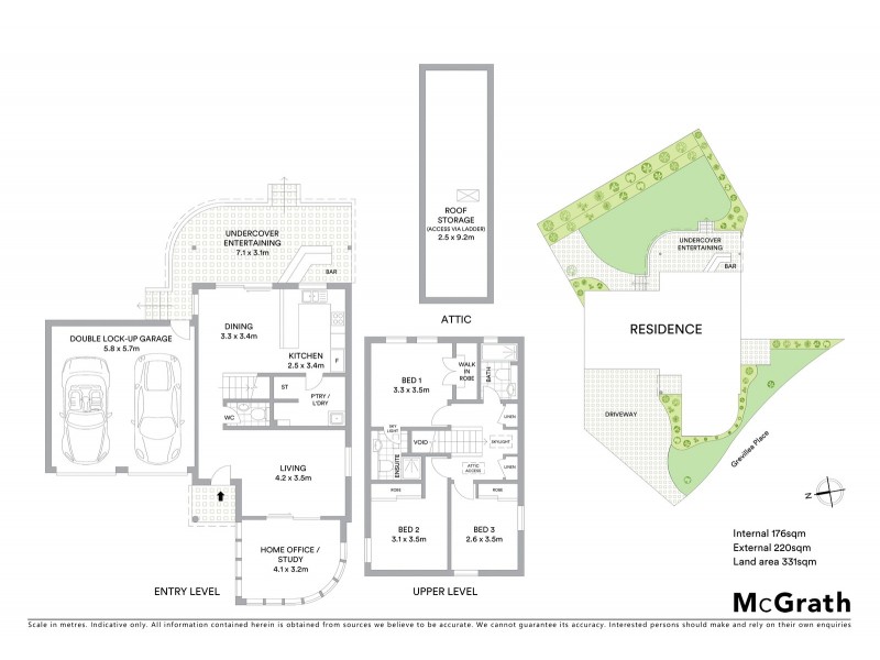 9 Grevillea Place, South Coogee NSW 2034 Floorplan