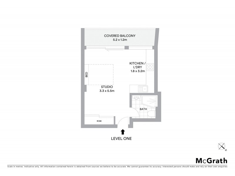 103/74 Roslyn Gardens, Rushcutters Bay NSW 2011 Floorplan