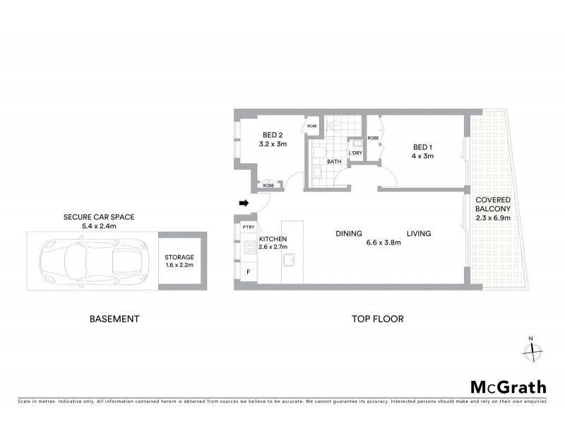 303/150 Doncaster Avenue, Kensington NSW 2033 Floorplan