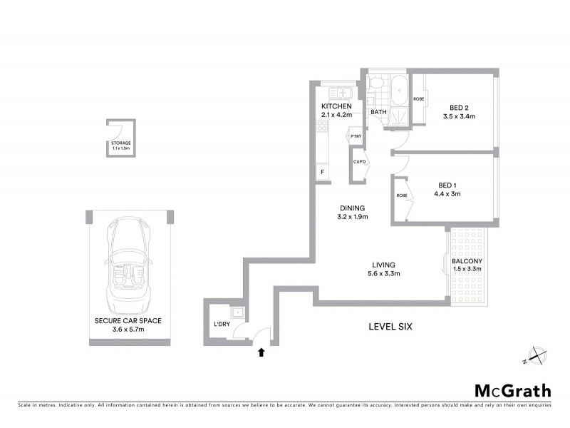 23/244 Alison Road, Randwick NSW 2031 Floorplan