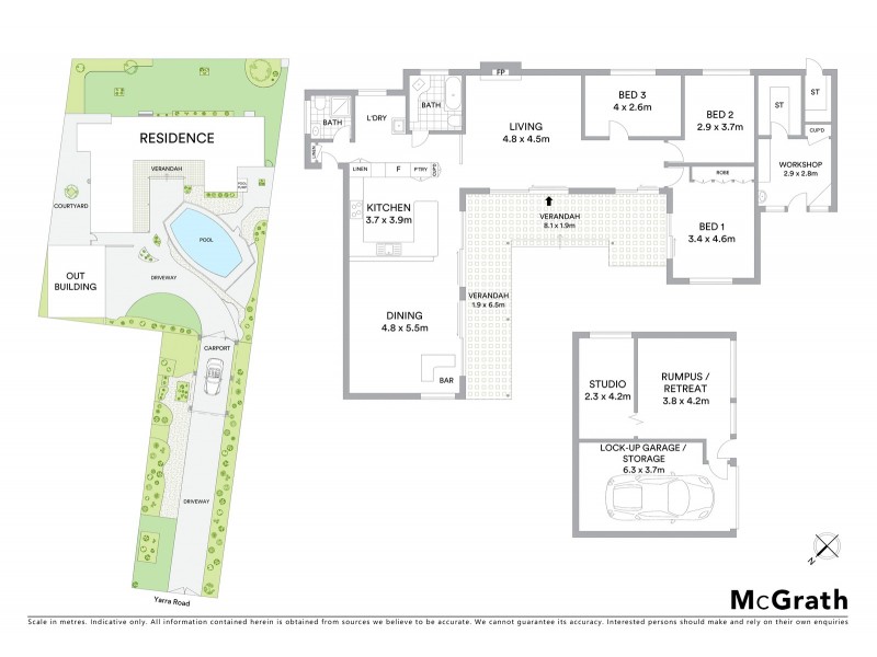 47 Yarra Road, Phillip Bay NSW 2036 Floorplan
