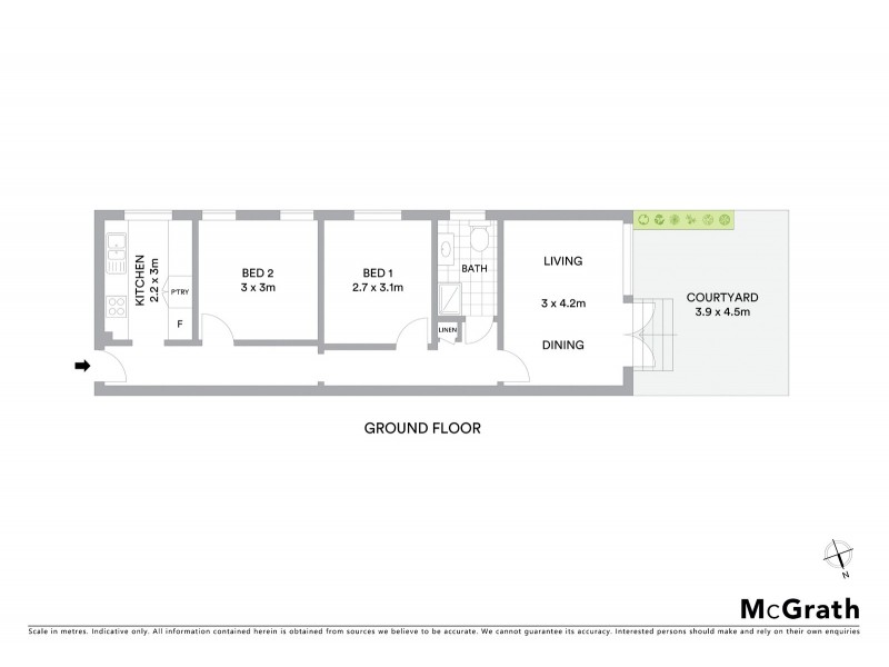 3/19 Duncan Street, Maroubra NSW 2035 Floorplan