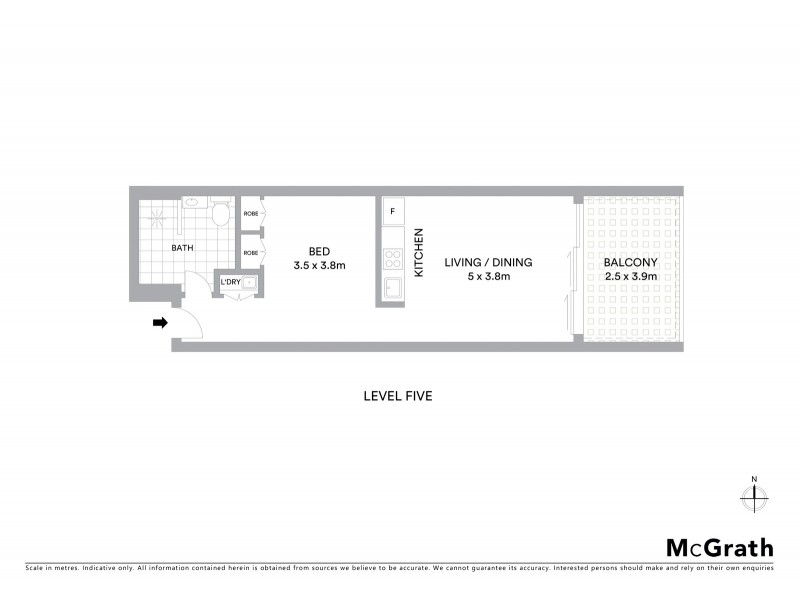 512/88 Anzac Parade, Kensington NSW 2033 Floorplan