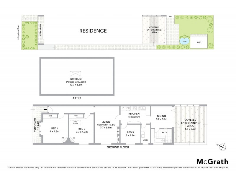 208 Livingstone Road, Marrickville NSW 2204 Floorplan