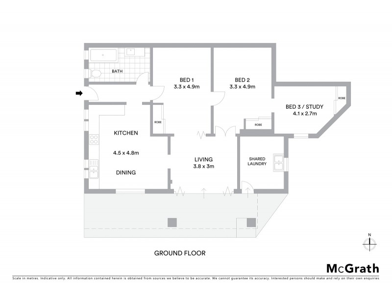 1/4 Division Street, Coogee NSW 2034 Floorplan