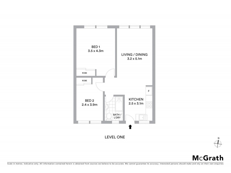 5/205 Beach Street, Coogee NSW 2034 Floorplan