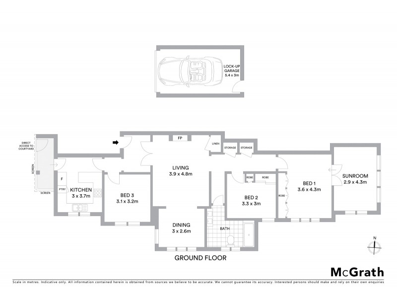 2/5 Albert Street, Randwick NSW 2031 Floorplan