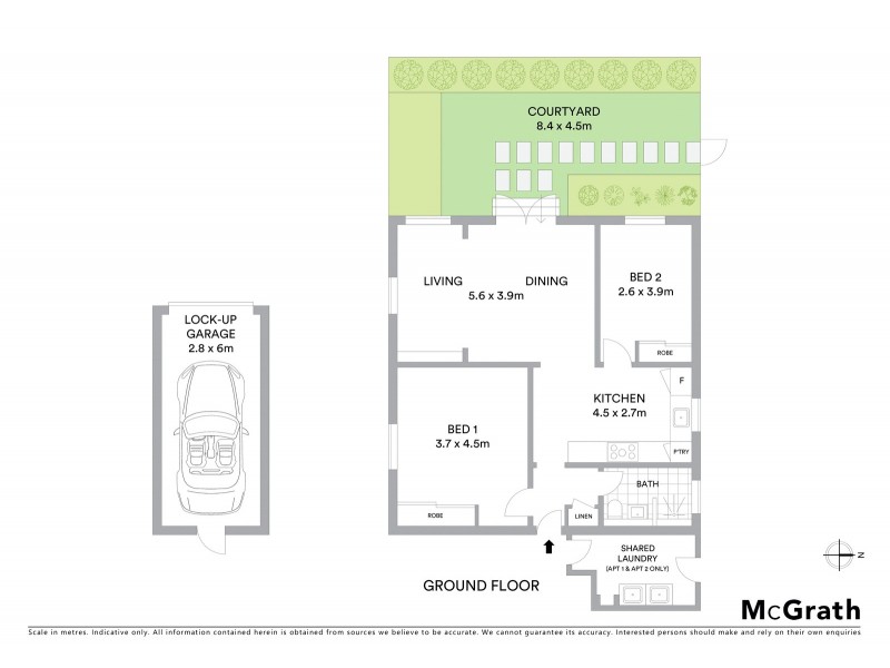 1/3 Powell Street, Coogee NSW 2034 Floorplan