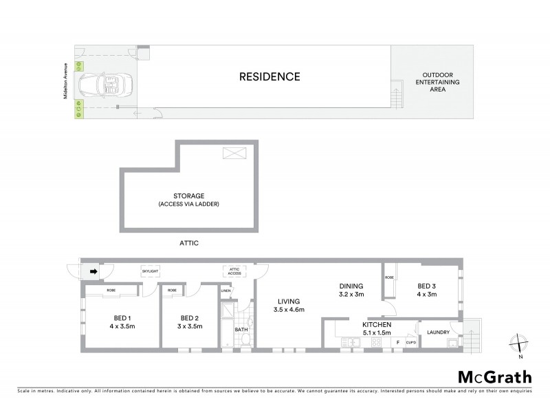5 Midelton Avenue, North Bondi NSW 2026 Floorplan