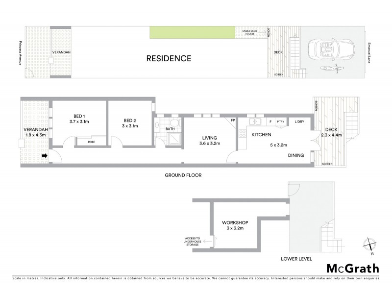 47 Princess Avenue, Rosebery NSW 2018 Floorplan