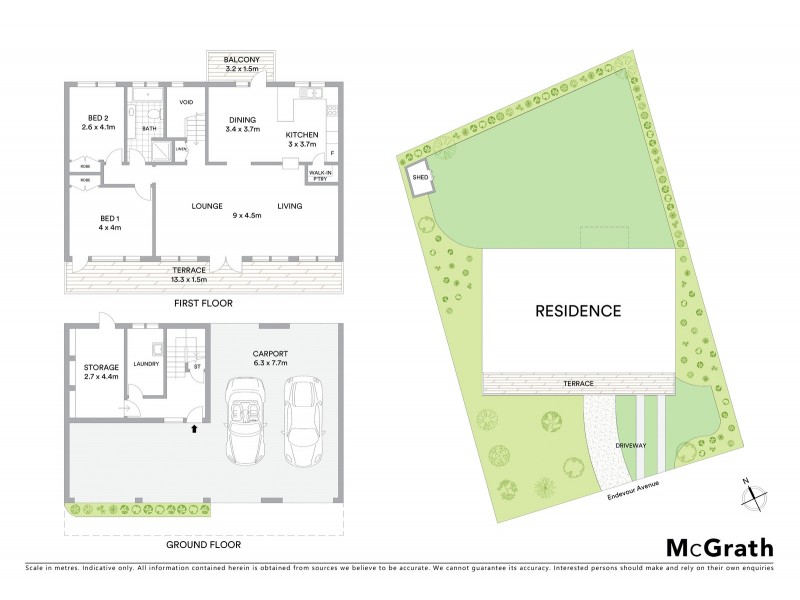 4 Endeavour Avenue, La Perouse NSW 2036 Floorplan