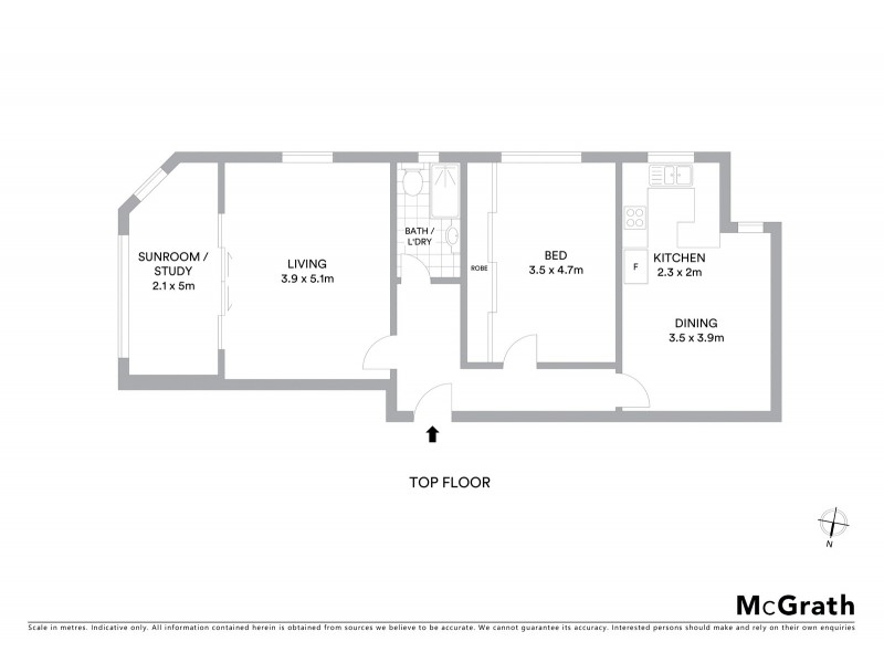 10/510 New South Head Road, Double Bay NSW 2028 Floorplan