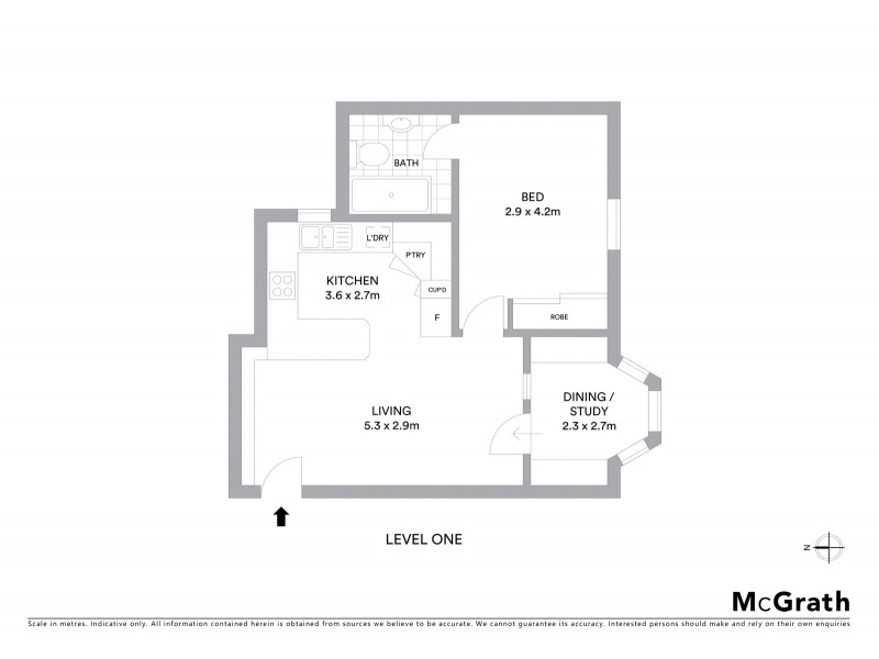 4/11 Havelock Avenue, Coogee NSW 2034 Floorplan