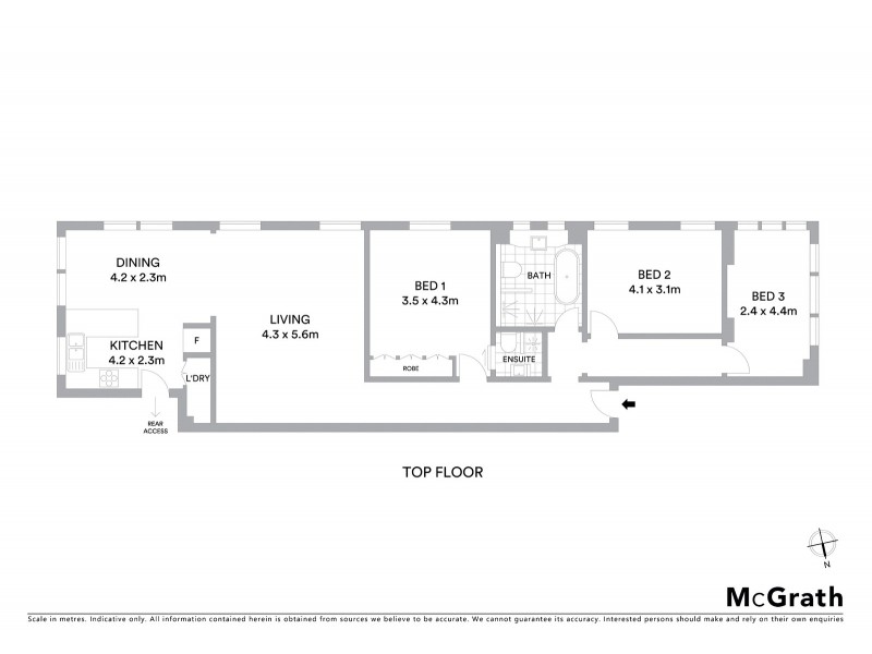 6/321 Arden Street, Coogee NSW 2034 Floorplan