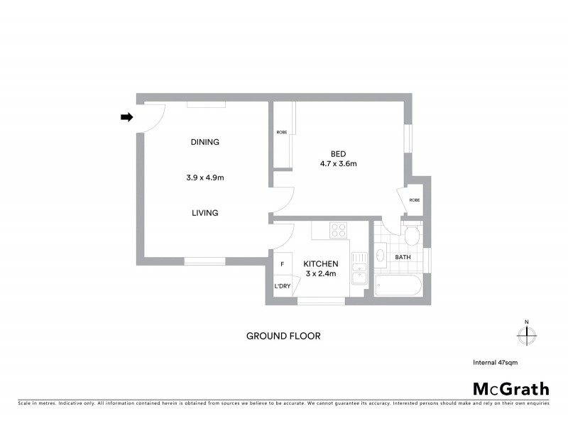 2/37 Melody Street, Coogee NSW 2034 Floorplan