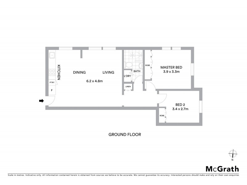 3/1A Sandridge Street, Bondi Beach NSW 2026 Floorplan