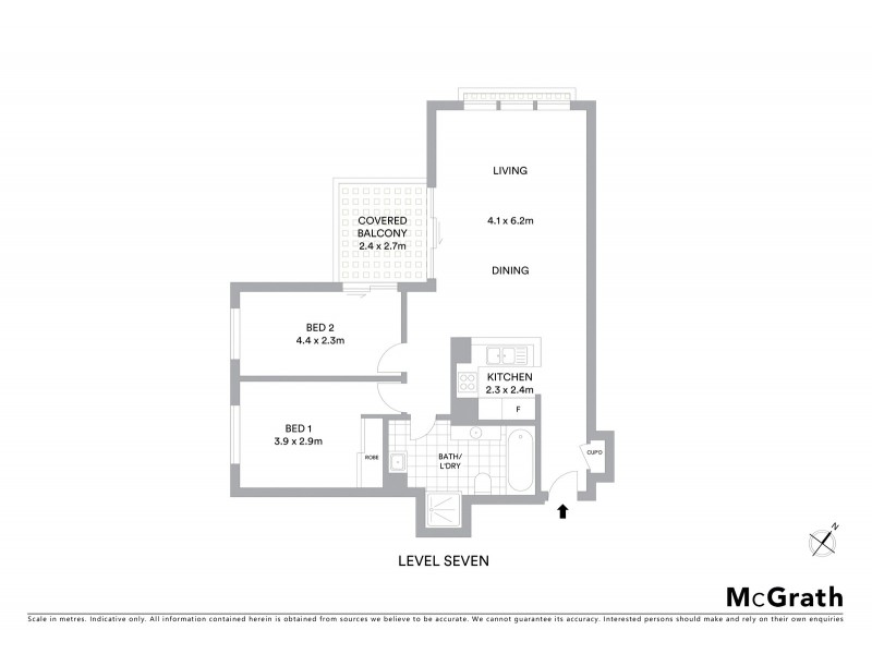 235/806 Bourke Street, Waterloo NSW 2017 Floorplan