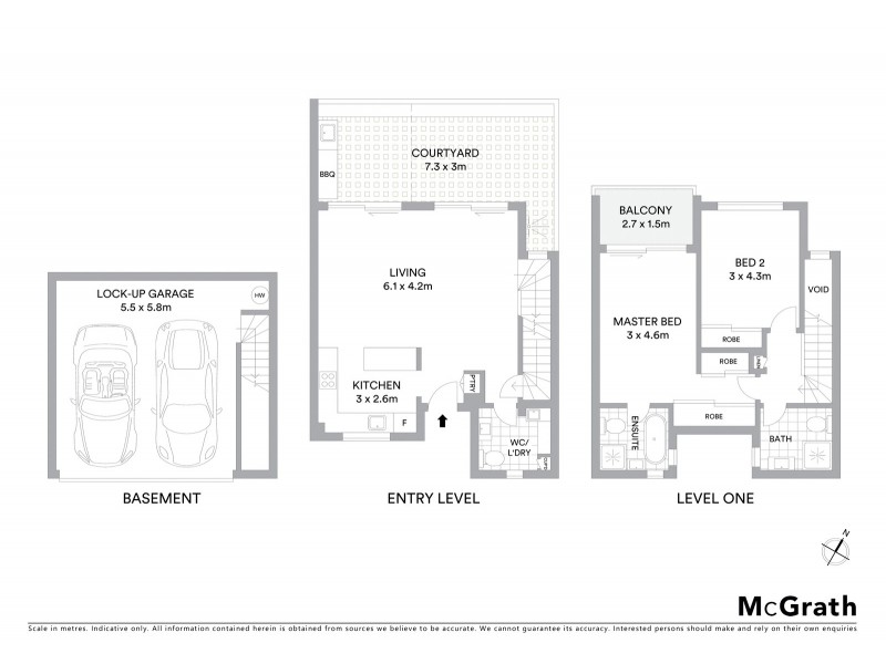 3/7 Alexander Street, Tamarama NSW 2026 Floorplan